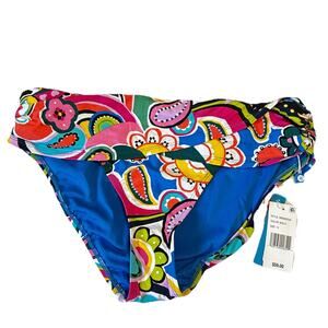 Bleu Rod Beattie Sarong Foldover Bikini Bottom 14 Hipster Tankini Swim